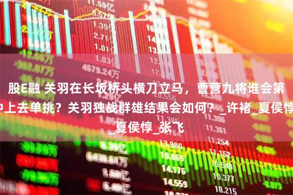股E融 关羽在长坂桥头横刀立马，曹营九将谁会第一个冲上去单挑？关羽独战群雄结果会如何？_许褚_夏侯惇_张飞