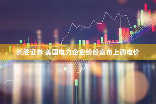 长胜证券 美国电力企业纷纷宣布上调电价