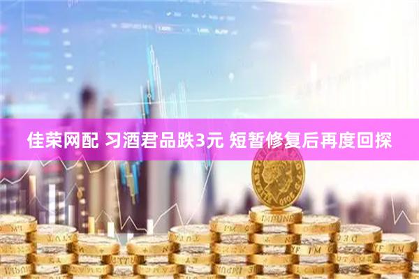 佳荣网配 习酒君品跌3元 短暂修复后再度回探